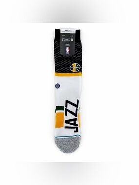 Stance Utah Jazz Shortcut Crew Socks NBA Mens Large